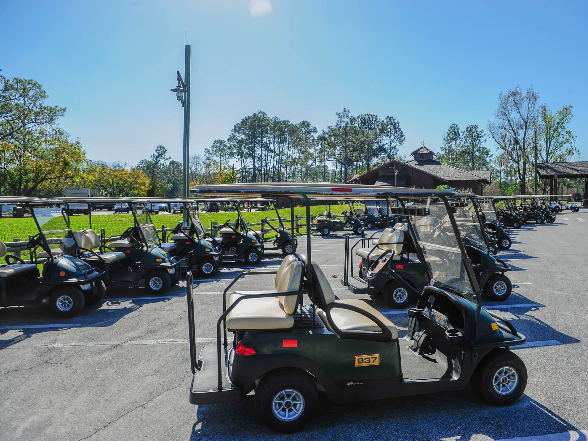 Louer une voiturette de golf au camping Disney’s Fort Wilderness Le