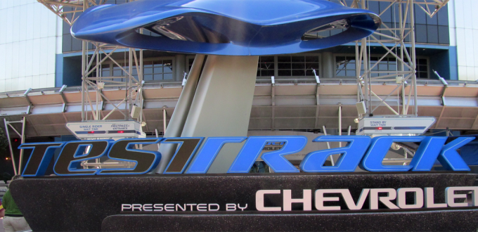 Fermeture temporaire de Test Track à Epcot en début 2020