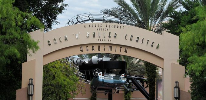 Le manège Rock ‘n’ Roller Coaster Starring Aerosmith de Walt Disney World