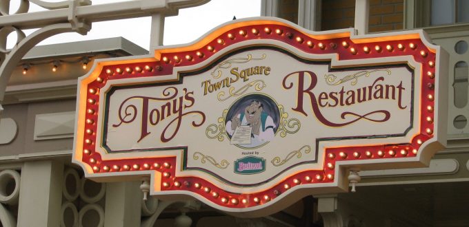 Le restaurant Tony&rsquo;s Town Square Restaurant de Walt Disney World