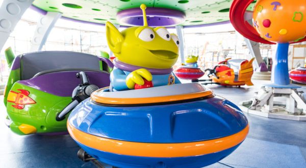 Alien Swirling Saucers