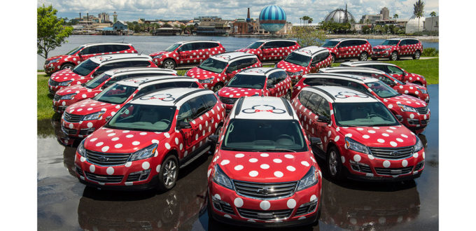 Le service de Minnie Van de Walt Disney World