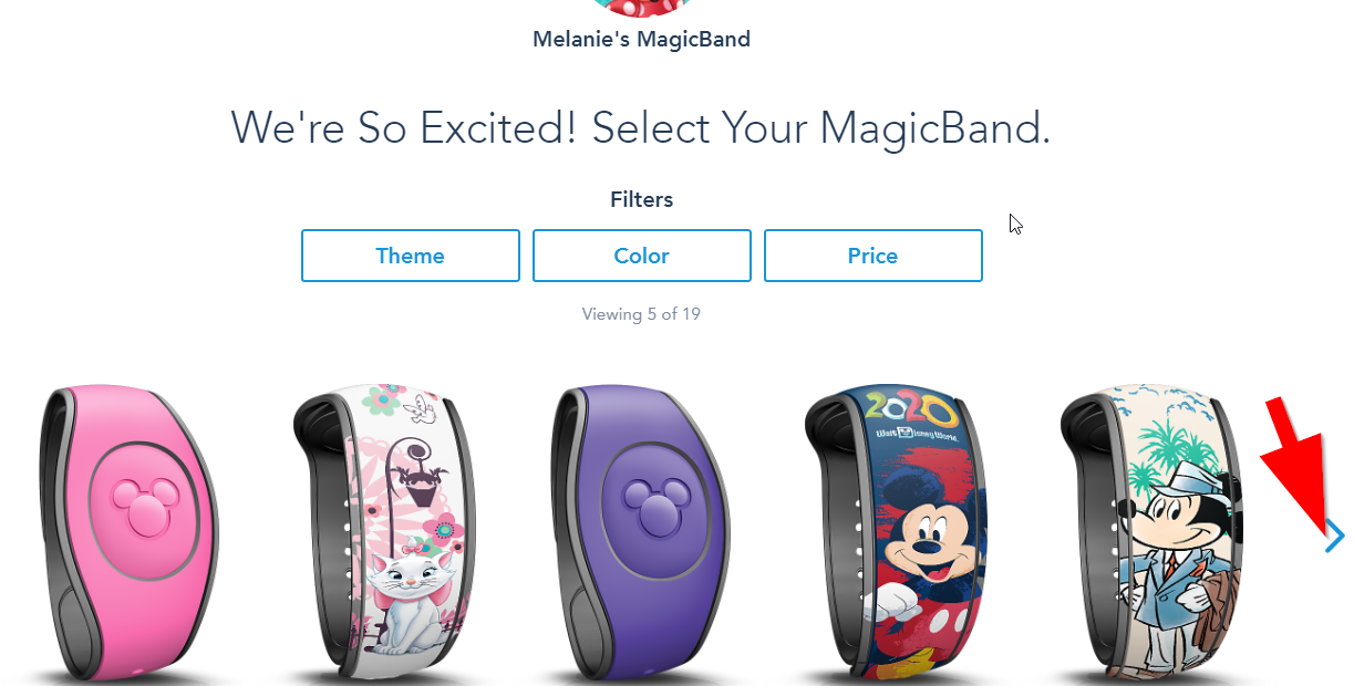 Acheter un Disney MagicBand spécial
