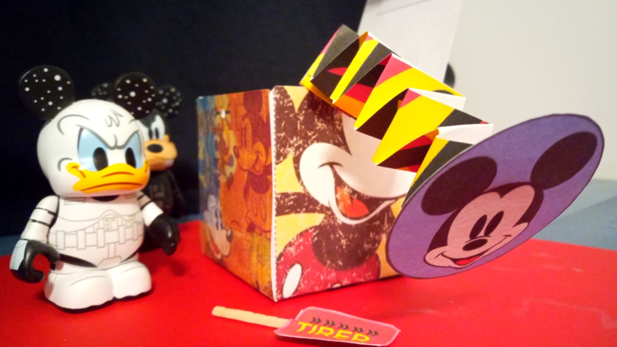 DIY – Boîte à surprise de Mickey Mouse