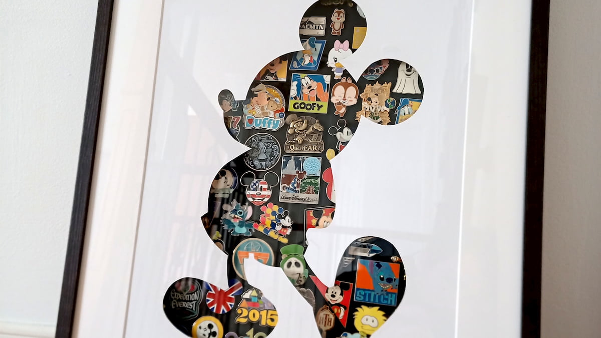 Créez un cadre Mickey pour afficher vos pins Disney