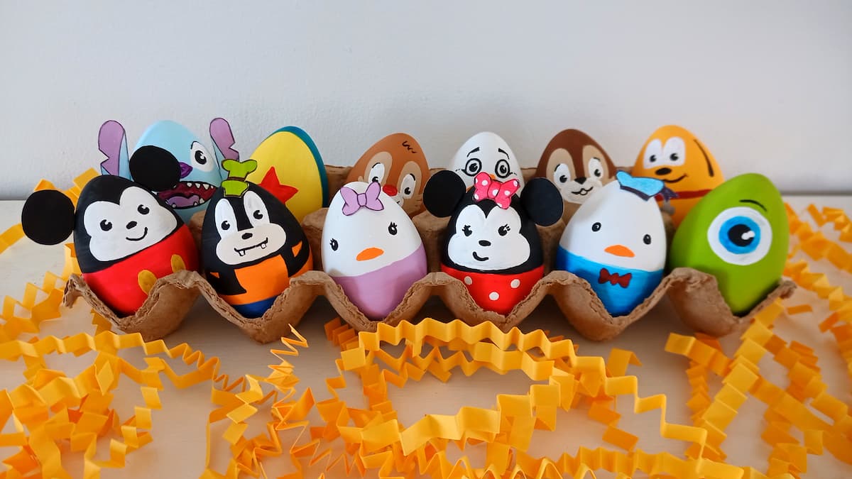 DIY – Créez des œufs de Pâques de vos personnages Disney préférés