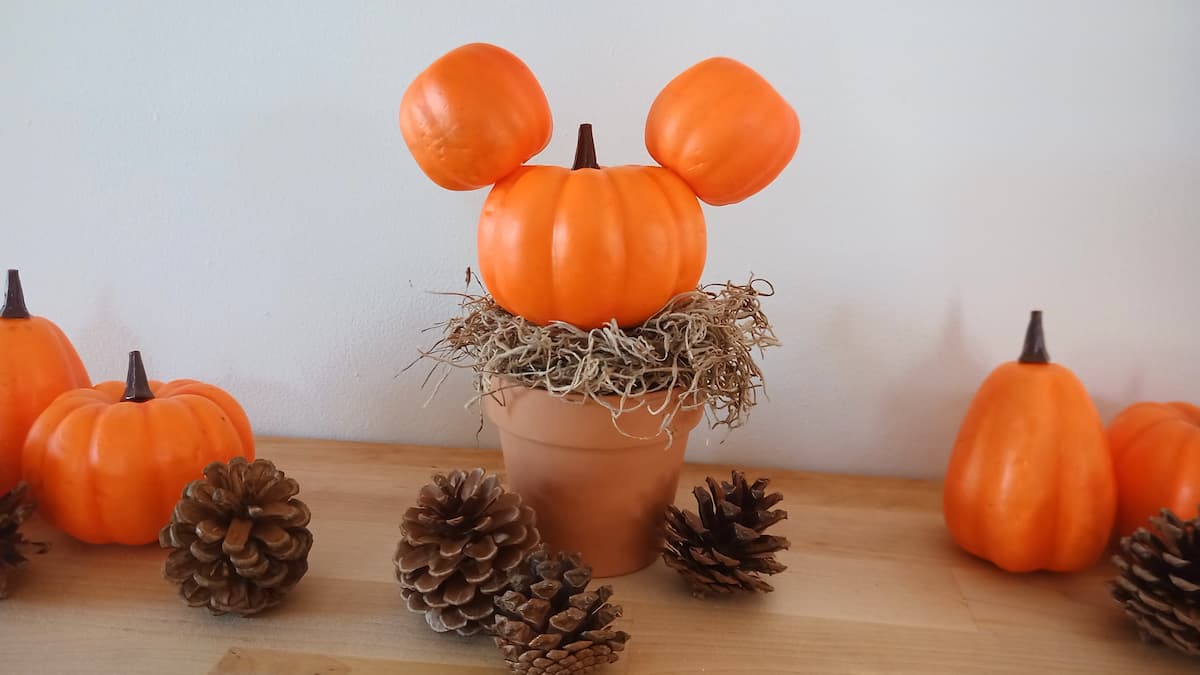 DIY – Petites têtes de Mickey en citrouille pour Halloween
