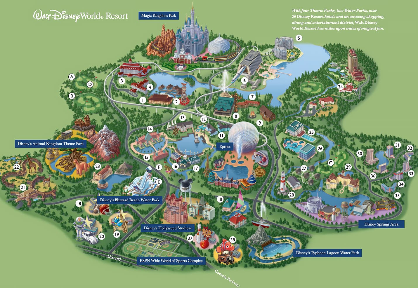 Pourquoi Walt Disney World est-il si grand ?