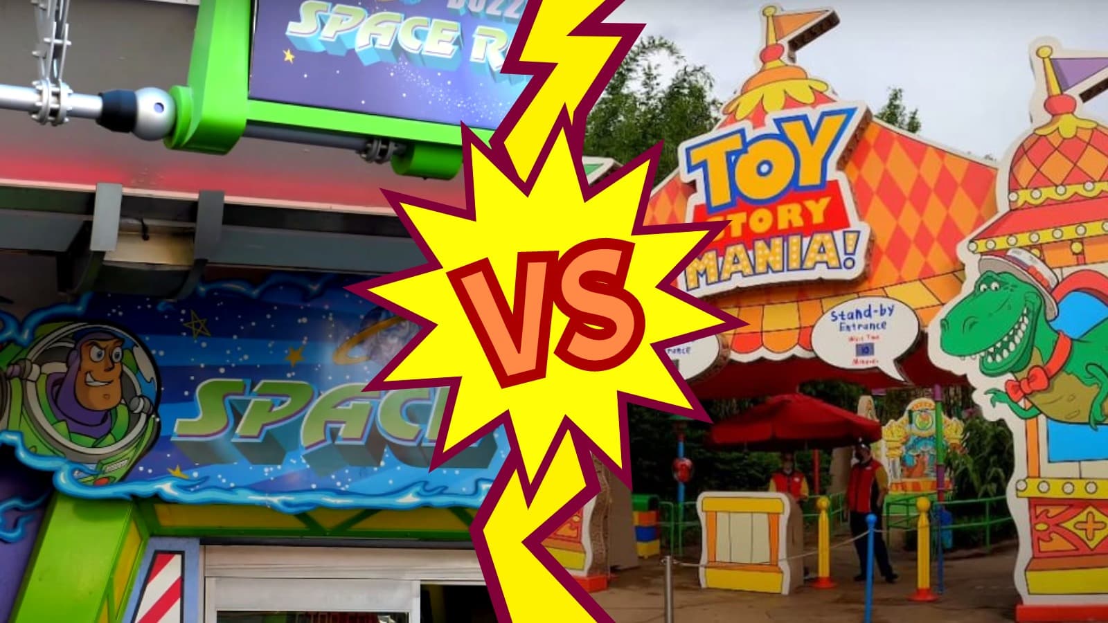 Toy Story Mania vs. Buzz Lightyear’s Space Ranger Spinquelle est la