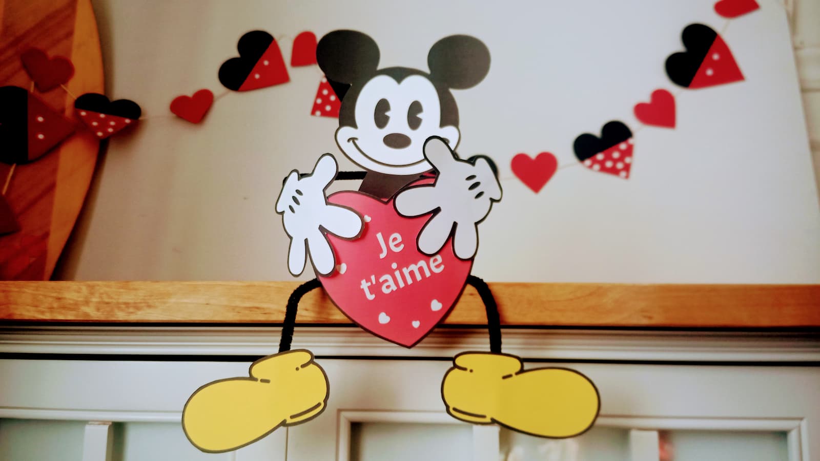 Bricolage de Mickey Mouse pour la Saint-Valentin