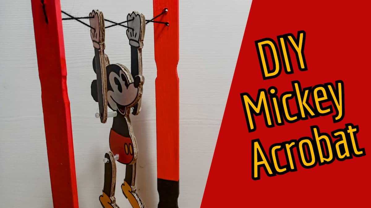 DIY : créer un Mickey Mouse acrobate sur son trapèze
