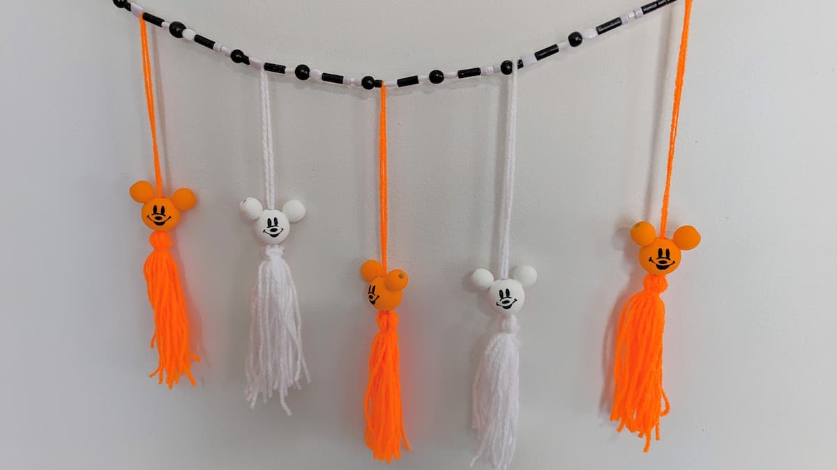 Créer une guirlande d’Halloween de Mickey Mouse