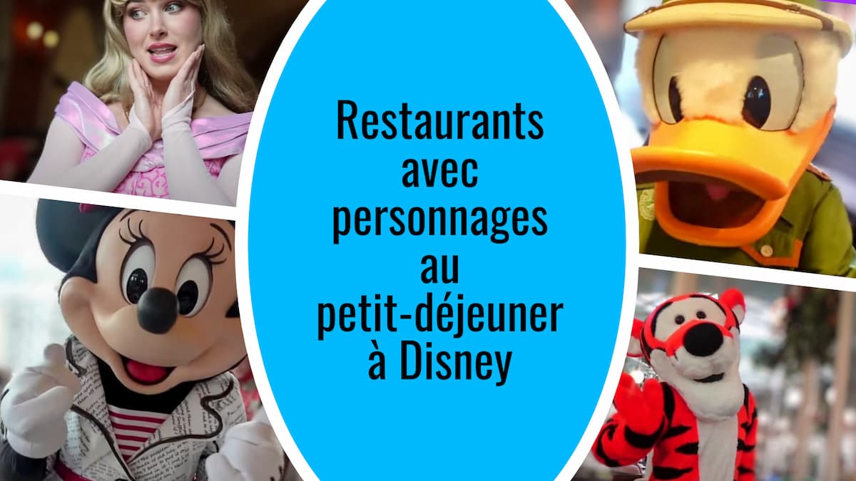 Liste des personnages avec qui vous pouvez prendre votre petit-déjeuner à Walt Disney World en 2023