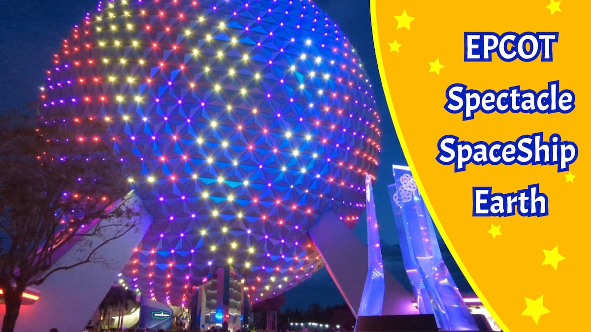 Vidéo du spectacle de lumière sur la boule d’EPCOT
