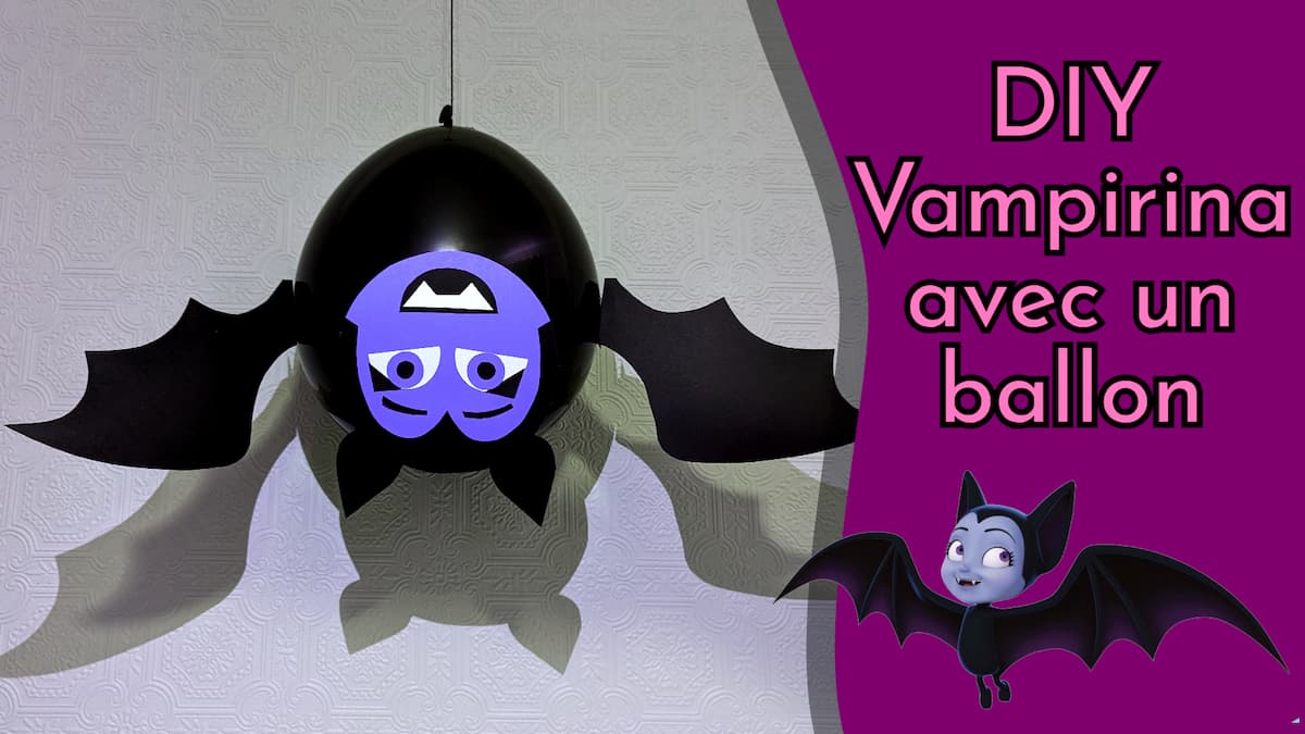Activité manuelle pour enfant – Créer Vampirina avec un ballon