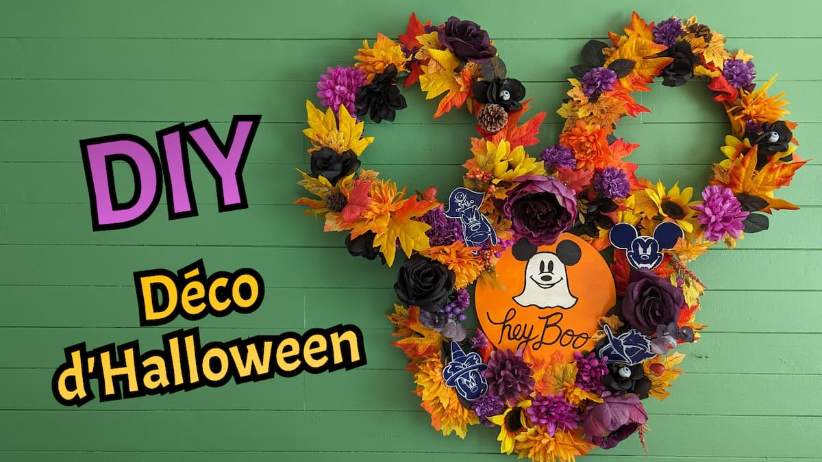 DIY Décoration d’Halloween : Créer une couronne en forme de tête de Mickey Mouse