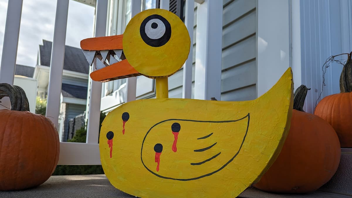 Créer le canard jouet du film l’Étrange Noël de Monsieur Jack