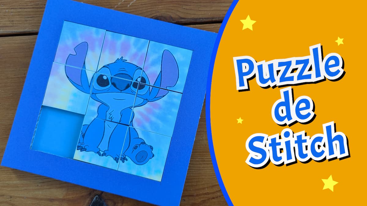 Créer un puzzle de Stitch