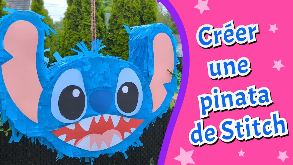 Créer une piñata de Stitch
