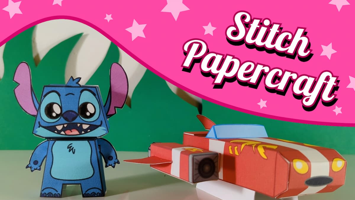 Activité Disney papercraft : Créez Stitch et son vaisseau spatial